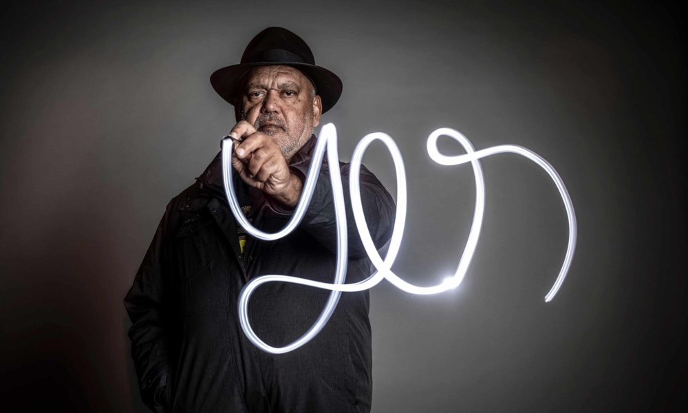Noel Pearson, lawyer, author and activist, campaigning for the yes vote in the Indigenous voice to parliament referendum. Photograph: Jessica Hromas/The Guardian